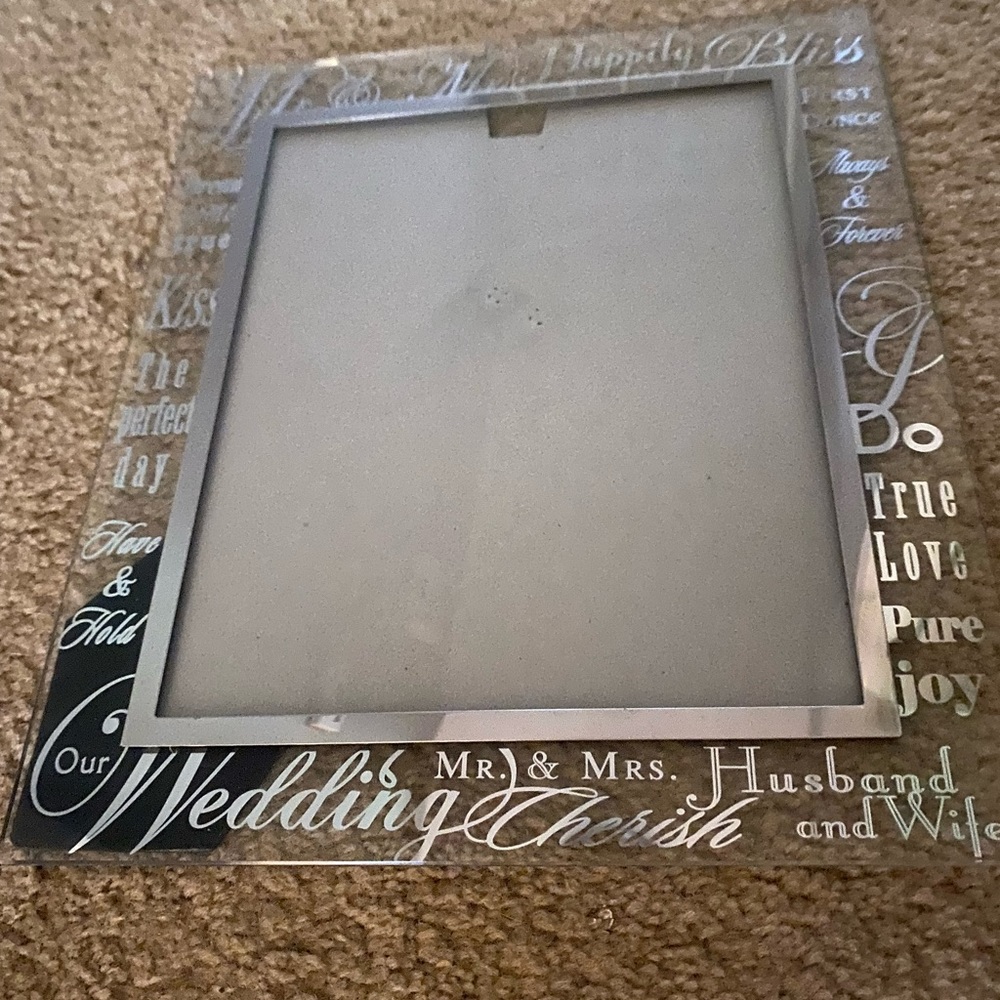 3 Wedding picture frames